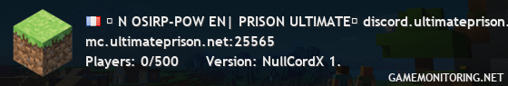 ✦ N OSIRP-POW EN| PRISON ULTIMATE✦ discord.ultimateprison.net ✧| N OOS✧