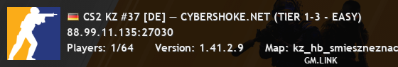 CS2 KZ #37 [DE] — CYBERSHOKE.NET (TIER 1-3 - EASY)
