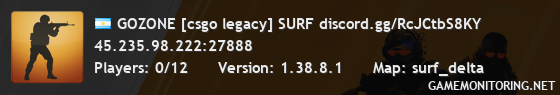 GOZONE [csgo legacy] SURF discord.gg/RcJCtbS8KY