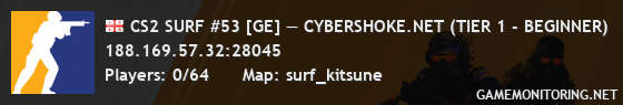 CS2 SURF #53 [GE] — CYBERSHOKE.NET (TIER 1 - BEGINNER)