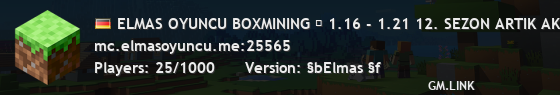 ELMAS OYUNCU BOXMINING ⦁ 1.16 - 1.21 12. SEZON ARTIK AKTİF ⦁ www.elmasoyuncu.me