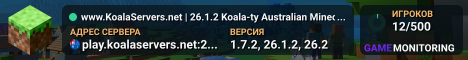 www.KoalaServers.net | 26.1.2 Koala-ty Australian Minecraft Network