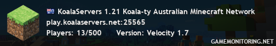 KoalaServers 1.21 Koala-ty Australian Minecraft Network