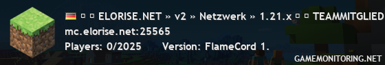 ■ ┃ ELORISE.NET » v2 » Netzwerk » 1.21.x ┃ ■ TEAMMITGLIEDER GESUCHT