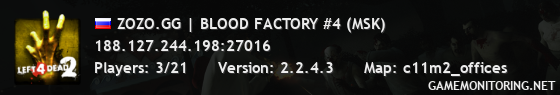 ZOZO.GG | BLOOD FACTORY #4 (MSK)