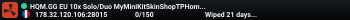 HQM.GG EU 10x Solo/Duo MyMiniKitSkinShopTPHomeVehicles10x Month