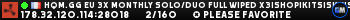 HQM.GG EU 3X MONTHLY SOLO/DUO Full Wiped x3|Shop|Kits|Skins|TP| HQM.GG EU 3X MONTHLY SOLO/DUO Full Wiped x3|Shop|Kits|Skins|TP|