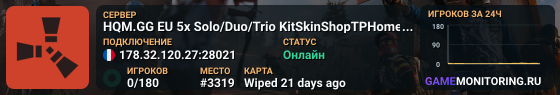 HQM.GG EU 5x Solo/Duo/Trio KitSkinShopTPHomeORP5x Monthly