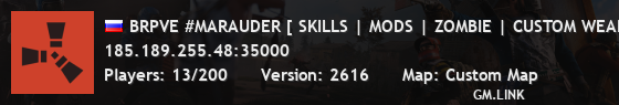 BRPVE #MARAUDER [ SKILLS | MODS | ZOMBIE | CUSTOM WEAPONS ]