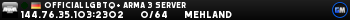 Official LGBTQ+ Arma 3 Server Official LGBTQ+ Arma 3 Server