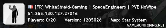 [FR] WhiteShield-Gaming | SpaceEngineers | PVE NoWipe