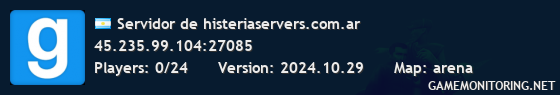 Servidor de histeriaservers.com.ar