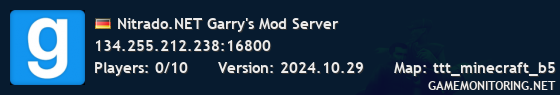 Nitrado.NET Garry's Mod Server