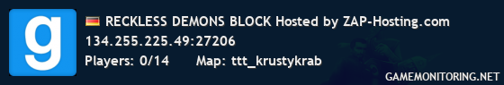 RECKLESS DEMONS BLOCK Hosted by ZAP-Hosting.com