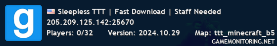 Sleepless TTT | Fast Download | Staff Needed