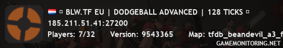 █ BLW.TF EU | DODGEBALL ADVANCED | 128 TICKS █