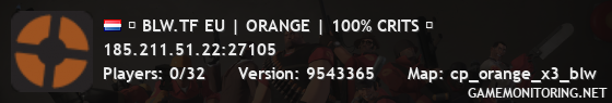 █ BLW.TF EU | ORANGE | 100% CRITS █