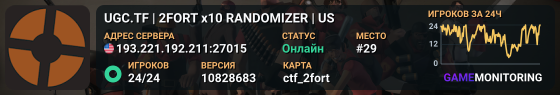 UGC.TF | 2FORT x10 RANDOMIZER | US