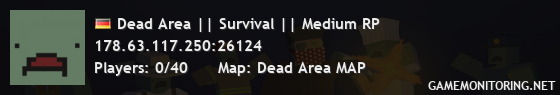 Dead Area || Survival || Medium RP