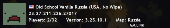 Old School Vanilla Russia (USA, No Wipe)