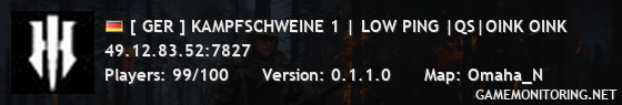 [ GER ] KAMPFSCHWEINE 1 | LOW PING |QS|OINK OINK