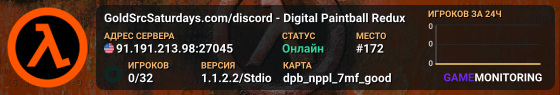 GoldSrcSaturdays.com/discord - Digital Paintball Redux