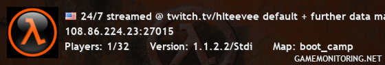 24/7 streamed @ twitch.tv/hlteevee default + further data maps