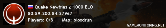 Quake Newbies ≤ 1000 ELO Quake Newbies ≤ 1000 ELO