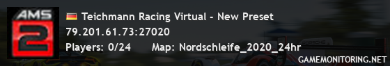 Teichmann Racing Virtual - New Preset