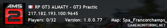 RP GT3 ALMATY - GT3 Practic