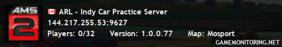 ARL - Indy Car Practice Server