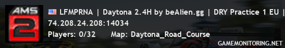 LFMPRNA | Daytona 2.4H by beAlien.gg | DRY Practice 1 EU | S17W