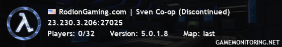 RodionGaming.com | Sven Co-op (Discontinued)