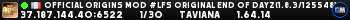 Official Origins Mod #LFS Original End of dayz(1.8.3/125548) Ho Official Origins Mod #LFS Original End of dayz(1.8.3/125548) Ho