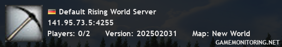 Default Rising World Server