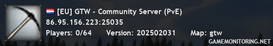 [EU] GTW - Community Server (PvE)