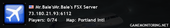 Mr.Bale'sMr.Bale's FSX Server