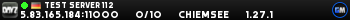 Test Server 112 Test Server 112