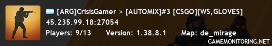 [ARG]CrisisGamer > [AUTOMIX]#3 [CSGO][WS,GLOVES]
