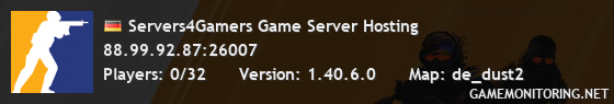 Servers4Gamers Game Server Hosting