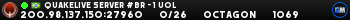 QUAKELIVE SERVER #BR - 1 UOL QUAKELIVE SERVER #BR - 1 UOL