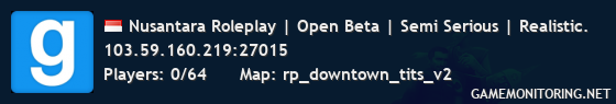 Nusantara Roleplay | Open Beta | Semi Serious | Realistic.