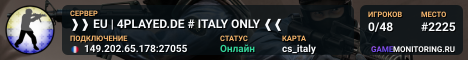 ❱❱ EU | 4PLAYED.DE # ITALY ONLY ❰❰