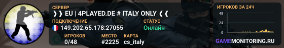 ❱❱ EU | 4PLAYED.DE # ITALY ONLY ❰❰