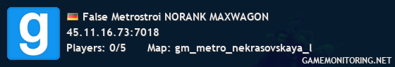 False Metrostroi NORANK MAXWAGON