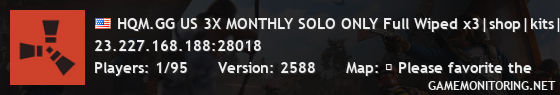 HQM.GG US 3X MONTHLY SOLO ONLY Full Wiped x3|shop|kits|skins|ff HQM.GG US 3X MONTHLY SOLO ONLY Full Wiped x3|shop|kits|skins|ff