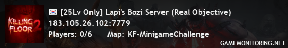 [25Lv Only] Lapi's Bozi Server (Real Objective)