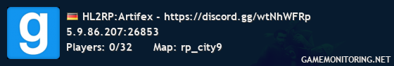 HL2RP:Artifex - https://discord.gg/wtNhWFRp