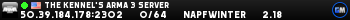 The Kennel's Arma 3 Server The Kennel's Arma 3 Server