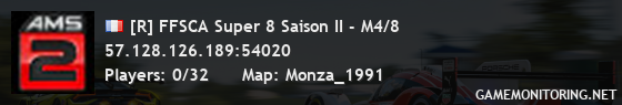 [R] FFSCA Super 8 Saison II - M4/8